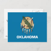Oklahoma Flag Briefkaart (Voorkant / Achterkant)