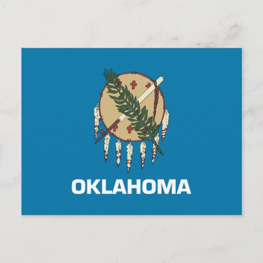 Oklahoma Flag Briefkaart (Voorkant)