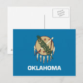 Oklahoma Flag Briefkaart (Voorkant / Achterkant)