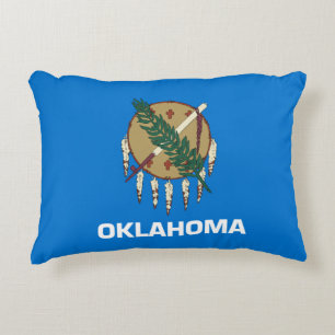 Oklahoma Flag Decoratief Kussen