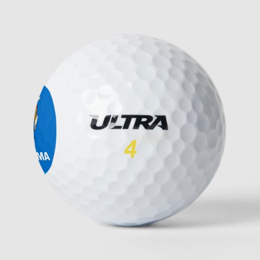 OKLAHOMA FLAG GOLFBALLEN (Logo)