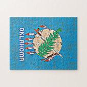 OKLAHOMA FLAG LEGPUZZEL (Horizontaal)