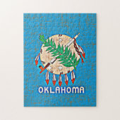 OKLAHOMA FLAG LEGPUZZEL (Verticaal)