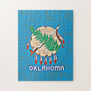 OKLAHOMA FLAG LEGPUZZEL