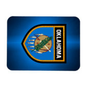 Oklahoma Flag Magneet (Horizontaal)