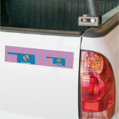 Oklahoma Flag Map Bumpersticker (Op Truck)
