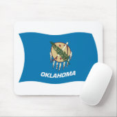 Oklahoma Flag Mousepad Muismat (Met muis)