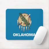 Oklahoma Flag Mousepad Muismat (Met muis)