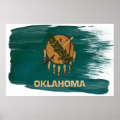 Oklahoma Flag Posters (Voorkant)