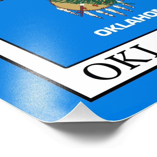 Oklahoma Foto Afdruk (Hoek)