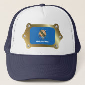 Oklahoma geframed Flag Pet (Voorkant)