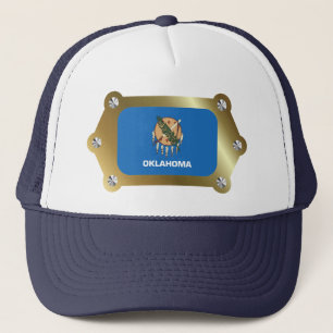 Oklahoma geframed Flag Pet