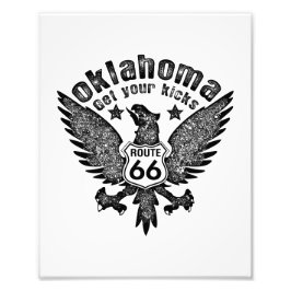 Oklahoma Get Your Kick Foto Afdruk
