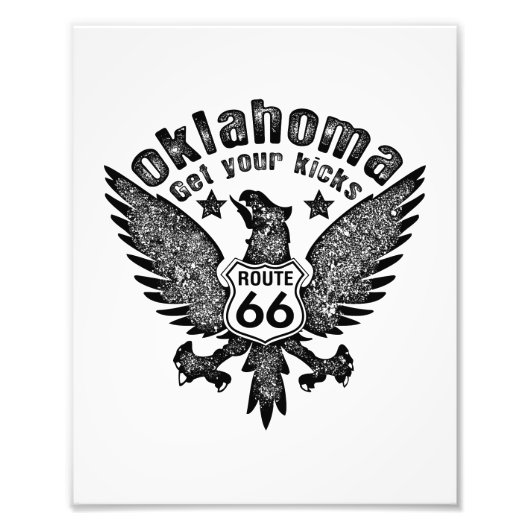 Oklahoma Get Your Kick Foto Afdruk (Voorkant)