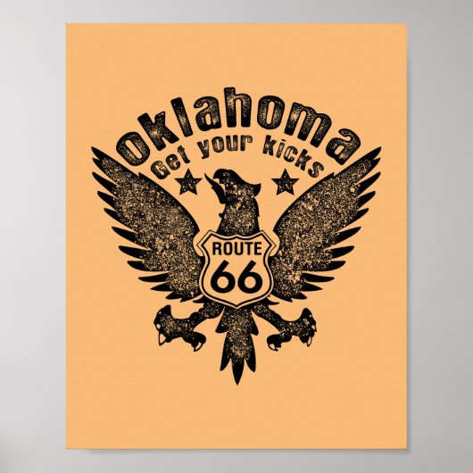 Oklahoma Get Your Kick Poster (Voorkant)
