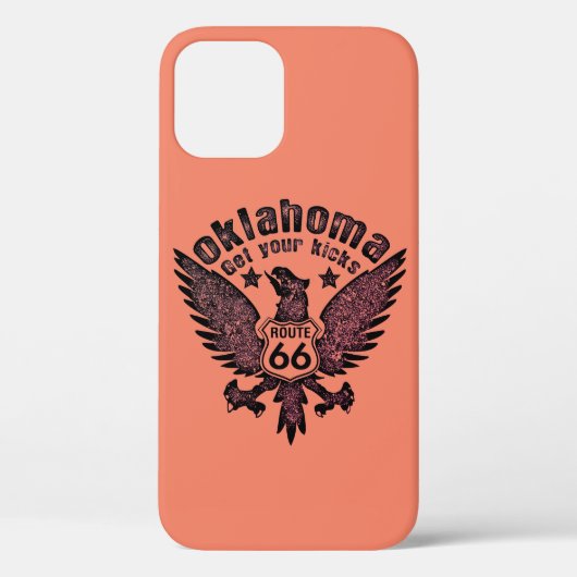 Oklahoma Get Your Kicks Case-Mate iPhone Case (Achterkant)