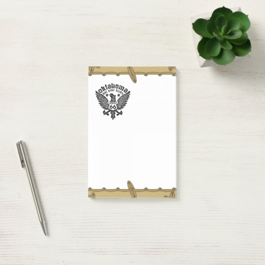 Oklahoma Get Your Kicks Post-it® Notes (Kantoor)