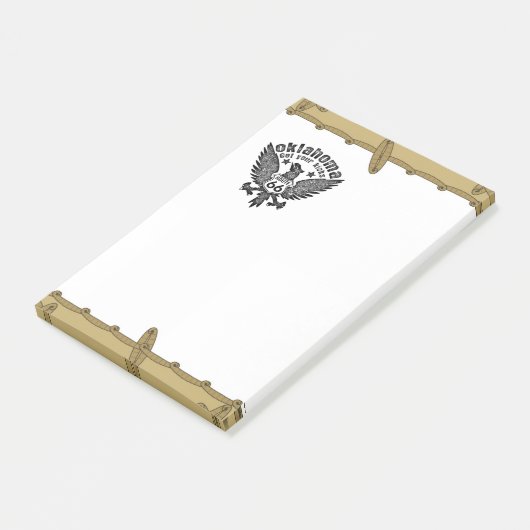 Oklahoma Get Your Kicks Post-it® Notes (Schuin)