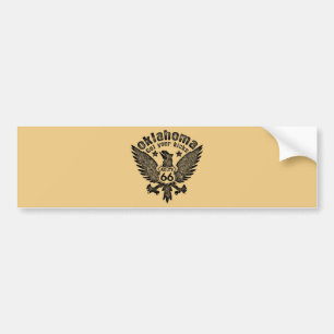Oklahoma Get Your Kicks Route 66 Bumpersticker