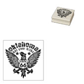 Oklahoma Get Your Kicks Rubberstempel (Gestempeld)