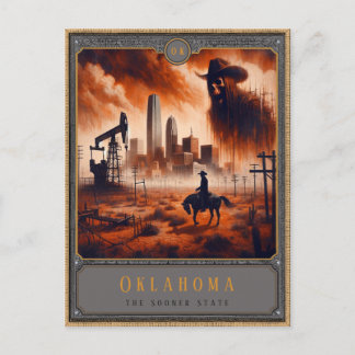 Oklahoma | Gotische kunst Briefkaart