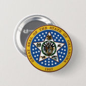 Oklahoma Great Seal Ronde Button 5,7 Cm (Voorkant /achterkant)