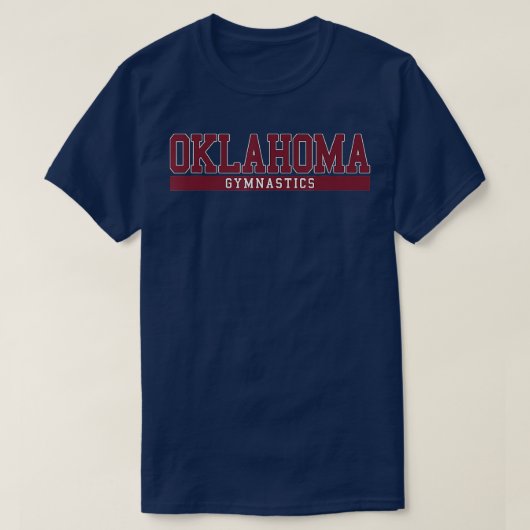 Oklahoma Gymnastics T-shirt (Design voorkant)