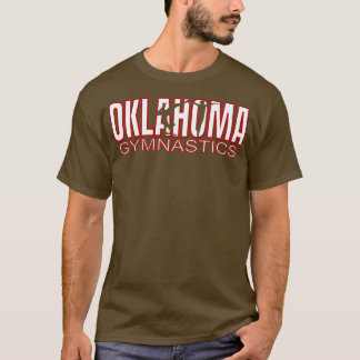 Oklahoma Gymnastiek Competitie Gymnast Tumbling T-shirt