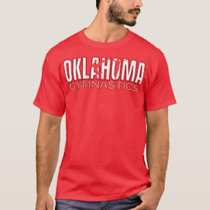 Oklahoma Gymnastiek Competitie Gymnast Tumbling T-shirt