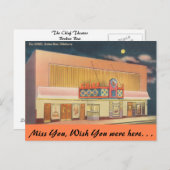 Oklahoma, het hoofdtheater, de Broken Bow Briefkaart (Voorkant / Achterkant)