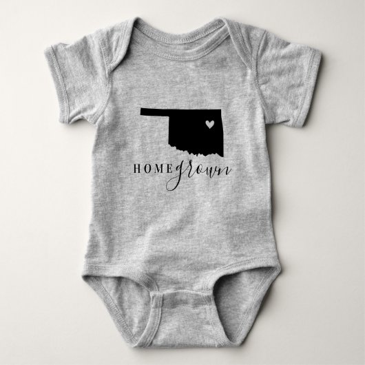 Oklahoma Home Grown State T-shirt (Voorkant)