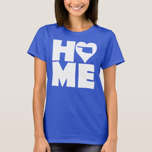 Oklahoma Home Heart State Tees T-shirt (Voorkant)