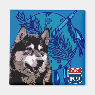 Oklahoma Husky Magneet