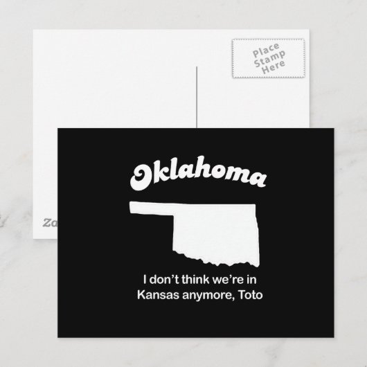 Oklahoma - Ik doe' ik denk niet dat wij' Briefkaart (Voorkant / Achterkant)