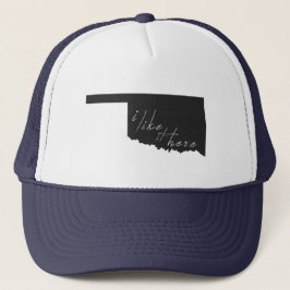 Oklahoma, ik vind het leuk hier staat Silhouette B Trucker Pet