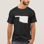 Oklahoma in wit en zwart t-shirt (Voorkant)