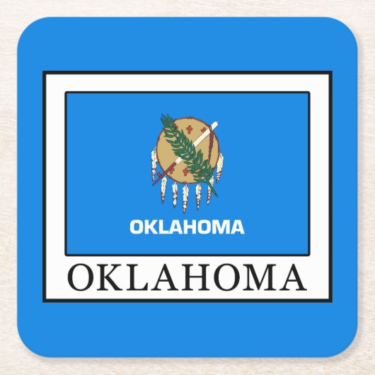 Oklahoma Kartonnen Onderzetters (Voorkant)