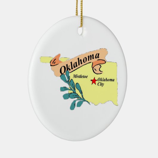 Oklahoma Keramisch Ornament (Rechts)