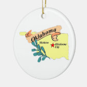 Oklahoma Keramisch Ornament (Links)