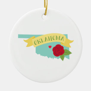 Oklahoma Keramisch Ornament