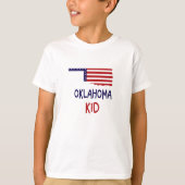 Oklahoma Kid Uniseks Kinder T-shirt (Voorkant)