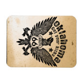 Oklahoma kom je kicks magneet (Horizontaal)