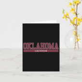 Oklahoma Lacrosse Kaart (Gele Bloem)