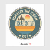 Oklahoma Land Run - OK Geschiedenis Cadeau Sticker (Vel)