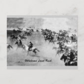 Oklahoma Land Rush Briefkaart (Voorkant)
