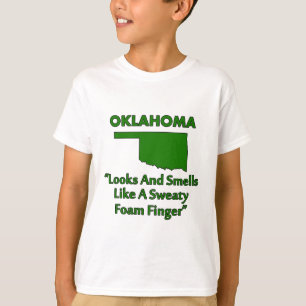 Oklahoma - Lijkt en ruikt als een schuimvinger T-shirt