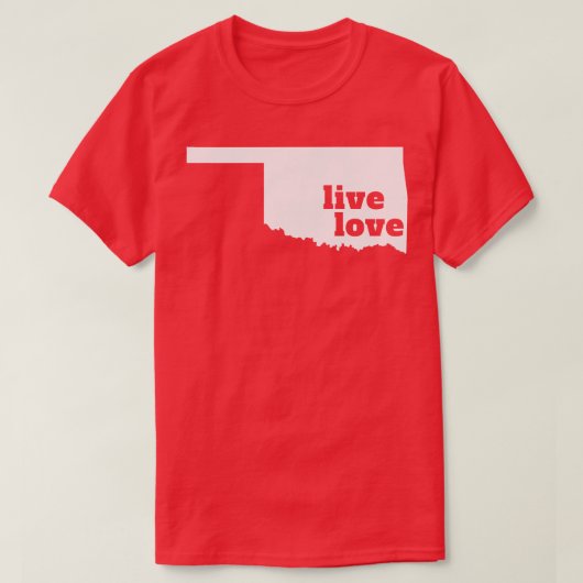 Oklahoma Live Liefde Oklahoma T-shirt (Design voorkant)