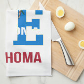 Oklahoma Love USA State Theedoek (Quarter Fold)