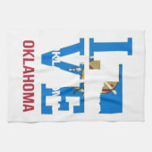 Oklahoma Love USA State Theedoek (Horizontaal)