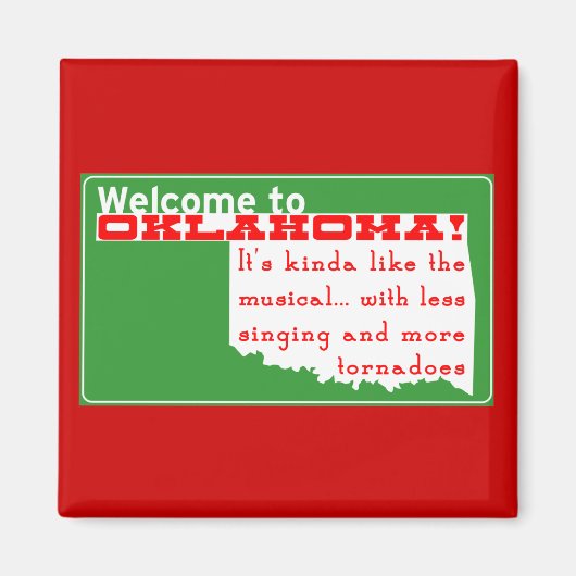 Oklahoma Magneet (Voorkant)